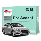 Комплект светодиодного освещения для салона Hyundai Accent LC MC RB 1995-2015 2016 2017 2018 светодиодный светодиодные лампы купольная карта для чтения Canbus
