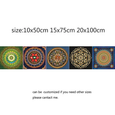 Стикеры для мозаичной плитки в стиле мандалы гостиной кухни ретро 3D водостойкая