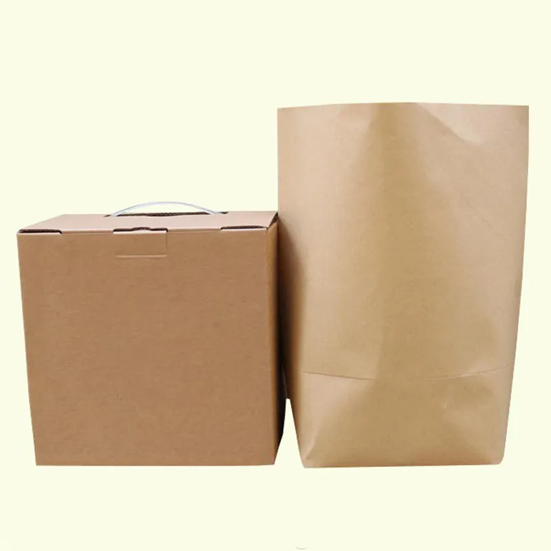 Упаковочные пакеты для 7 шт пуэр чай 357 г хранения teabags бумажный ящик мешок