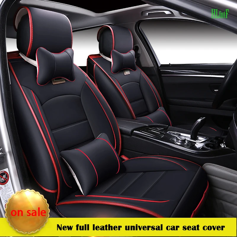 (Переднее и заднее) Роскошный кожаный чехол на автомобильное сиденье для Suzuki Jimny