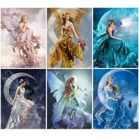 5d diy diamond painting butterfly fairy rhinestones full drill square diamond embroidery mosaic cross stitch picture home decor