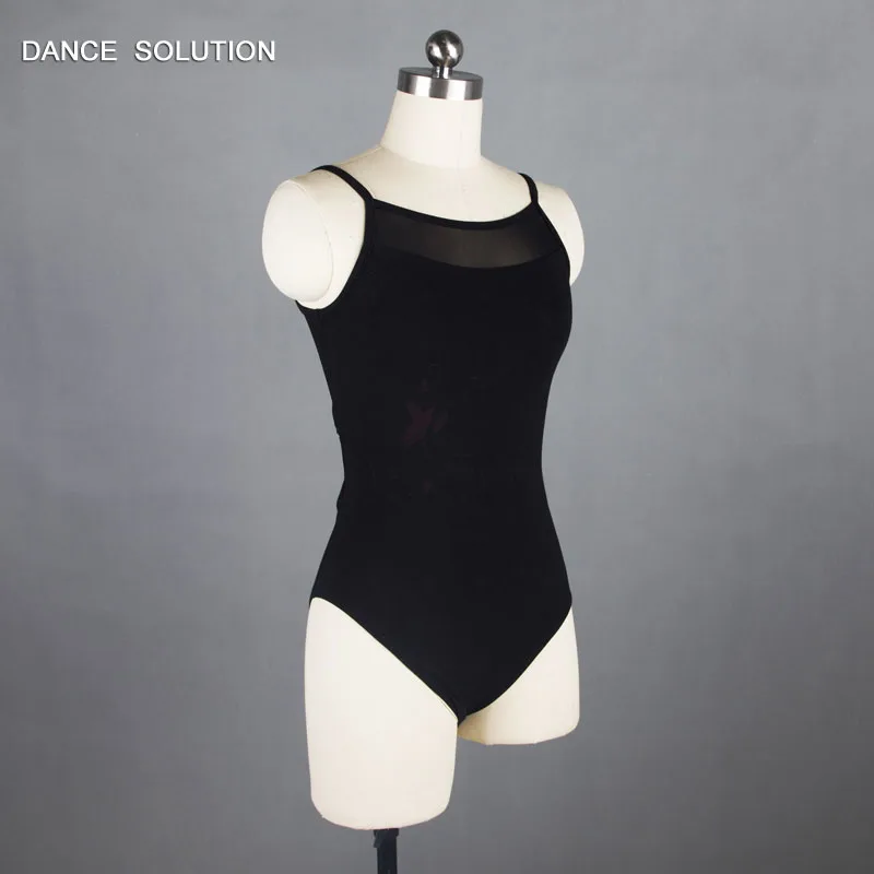 Балетное трико для взрослых и женщин черная кофта танцевальный боди одежда