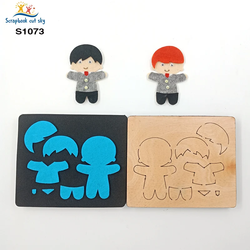 

Boy S1073 Muyu Wooden Mold Scrapbook Dies Suitable For Market General Machines