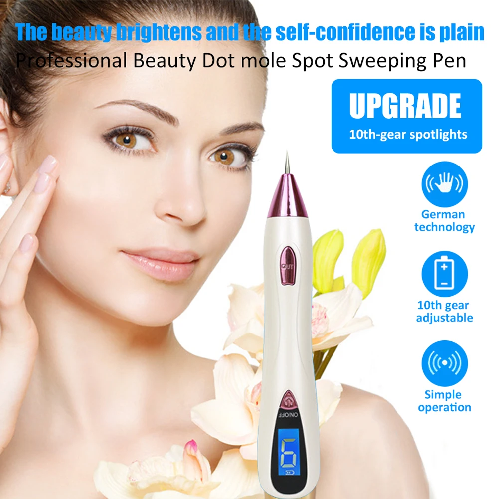 10 шаг электрическая лазерная веснушки моль бородавки точка Home Применение