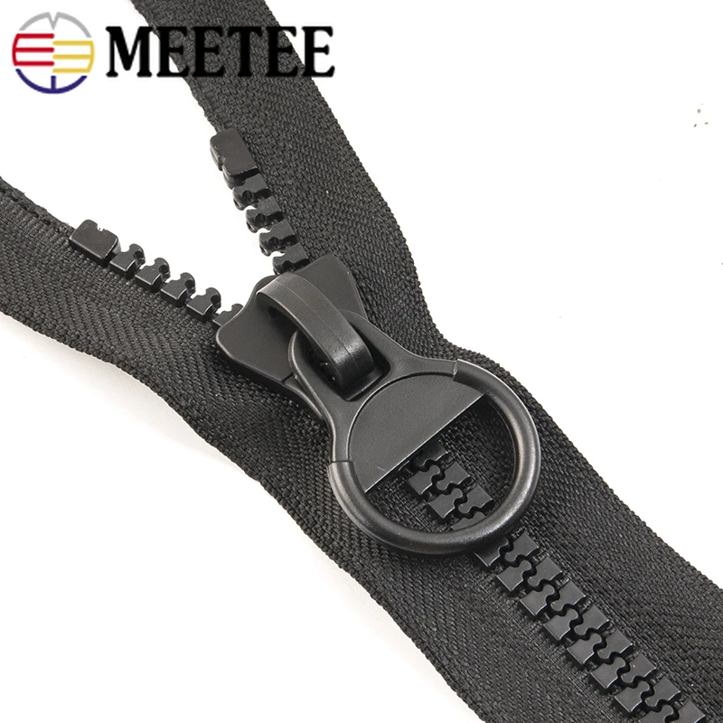 Meetee, 1 шт., 60-300 см, 8#, резиновая молния, открытый конец, длинная застежка-молния, сделай сам, швейная пуховая куртка, пальто, палатка, портновские Швейные аксессуары, ZA011