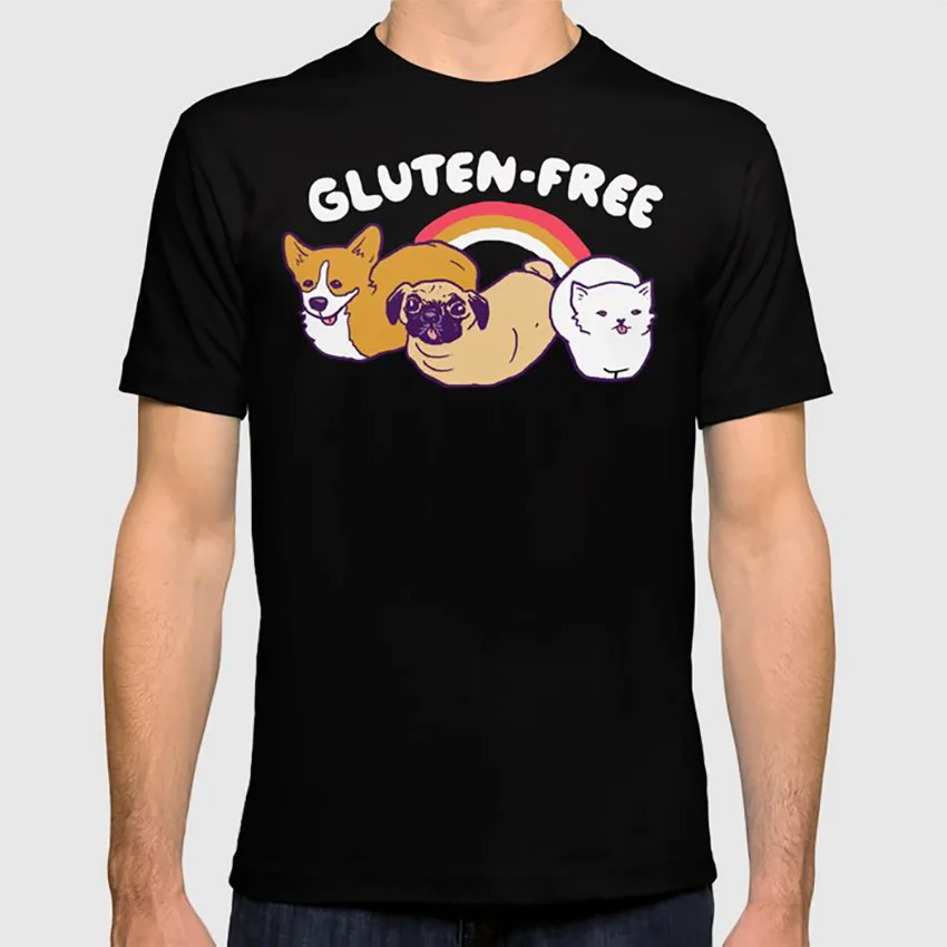 Футболка Gf на бретельках корги догго собака щенок пупер кошка котенок булочка