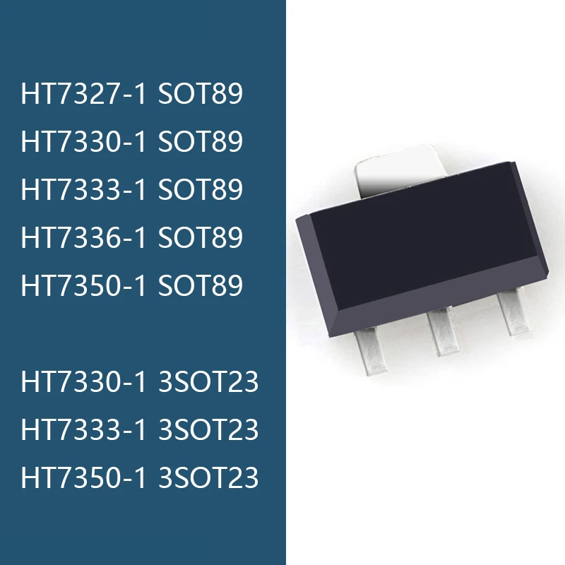 500pcs HT7327-1 HT7330-1 HT7333-1 HT7336-1 HT7350-1 SOT89 3SOT23 Electronic Components Integrated Circuits voltage regulator