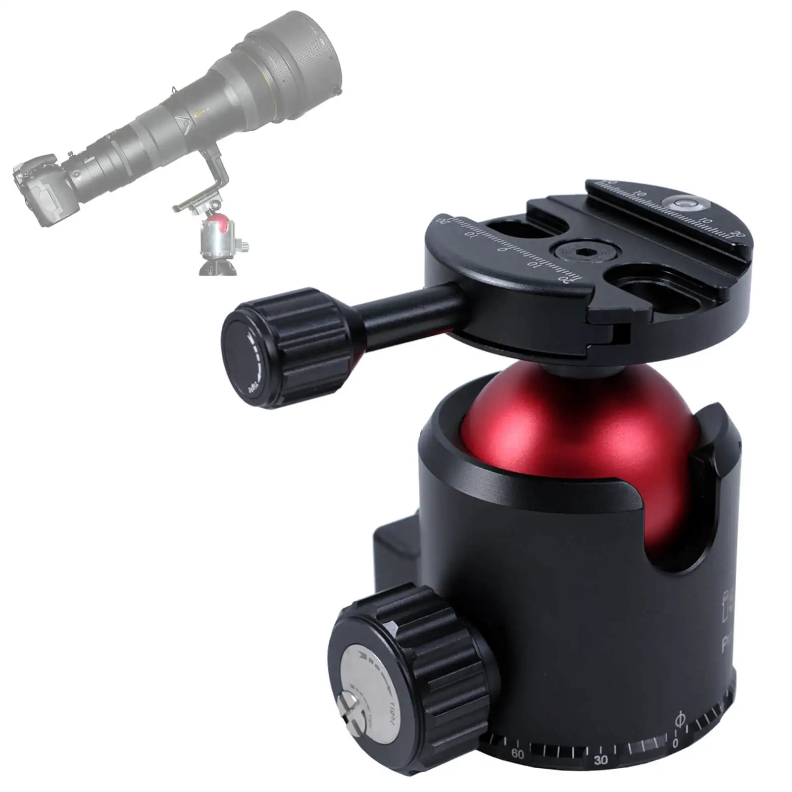 Шаровая Головка с низким центром тяжести высокой силой фиксации панорамным