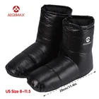 AEGISMAXНовинка 2021, спальные мешки, аксессуары, тапочки на утином пуху, мягкие носки для кемпинга, унисекс, теплые, длинные, легкие, для дома и путешествий