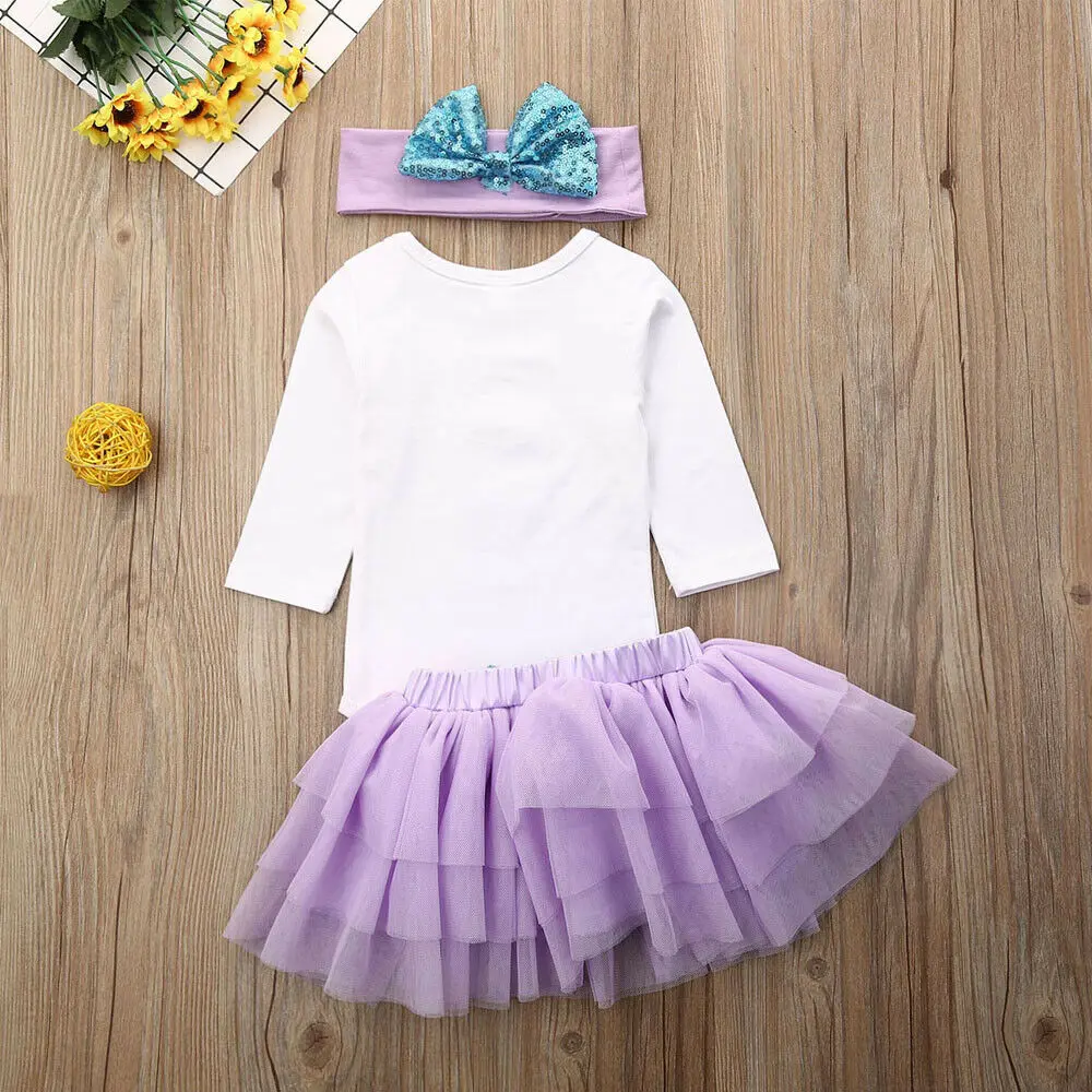 Комплекты одежды на день рождения для новорожденных девочек от 0 до 24 месяцев