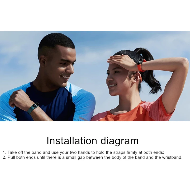 Стреп Xiaomi Mi Band 7 из 100% оригинального силиконового браслета Band7 для замены ремешков на запястье Mi7 mi band7