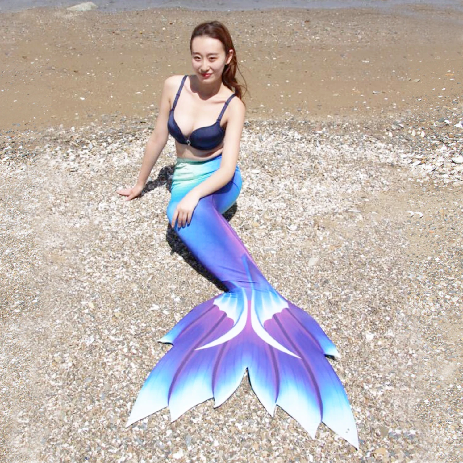 

Woman Mermaid Tail with Flippers Swimsuit For Lady Swimming And Diving Show Mermaid Princess Cosplay Costume Bathing Swimwear