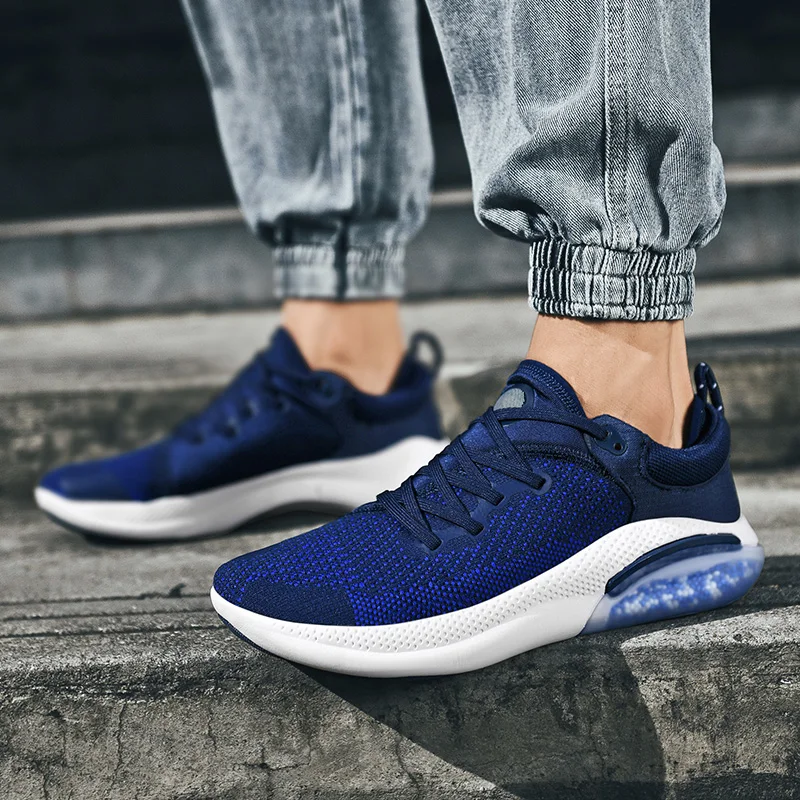 

Lightweight Sports Shoes for Men 2021 Spring Breathable Running Shoes Outdoor Lace Up Mesh Jogging Men's Sneakers Athletic