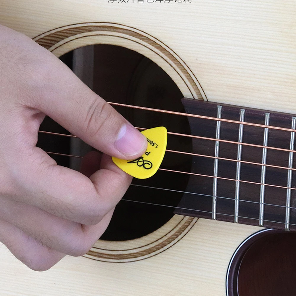 1 Box Guitar Picks Acoustic Electric Bass Plectrum Mediator Guitar Accessories Thickness 0.58 - 1.5 mm