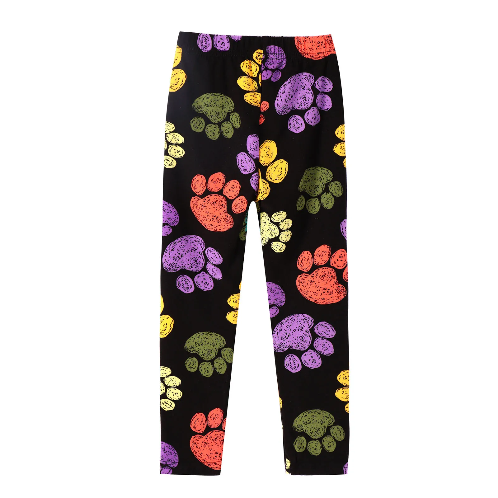 

Girls Leggings Kids Skinny Pants For Spring Autumn Kids Dance Leggings Children Pantyhose Flower Printed Pencil Pants For 2-10 Y