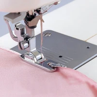 Rolled Hem Foot For Brother Janome Singer Silver Bernet Metal Foot Patchwork Hem Feet Sewing Machine Accessories Tools