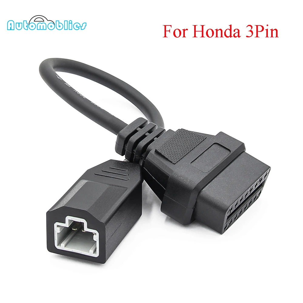 3Pin OBD2 Кабель адаптер для Honda ODB разъем OBD II 16Pin автомобильный диагностический