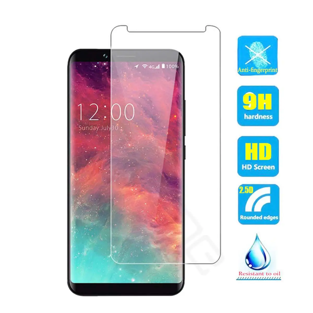 Закаленное стекло для UMIDIGI F1 Play S2 Pro защита экрана 2.5D 9H Премиум | Мобильные