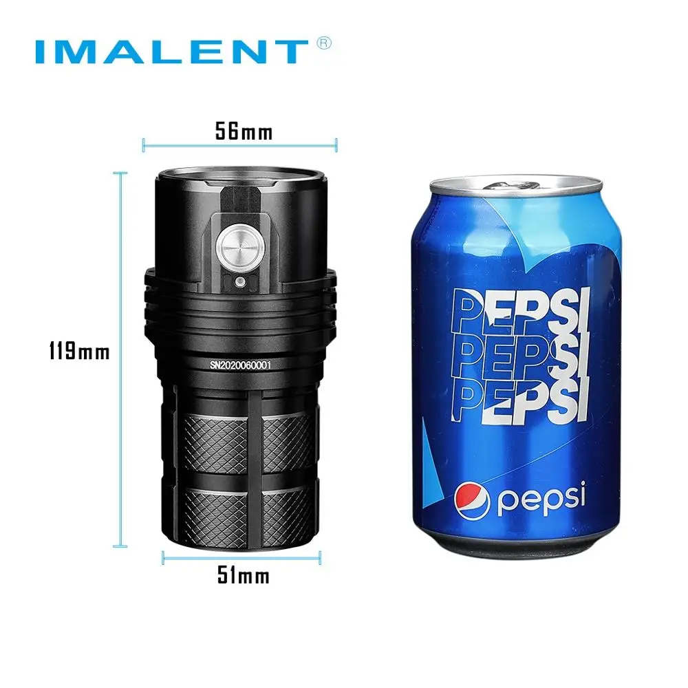 Светодиодный фонарик IMALENT MS06 CREE XHP70 фонарь высокой мощности с аккумулятором 3*25000