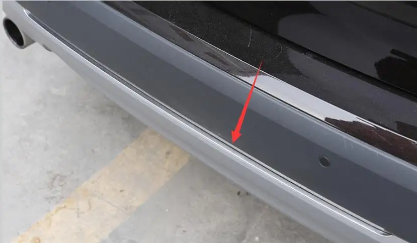 Накладка из нержавеющей стали под задний бампер 1 шт. подходит для BMW X1 F48 2016 2017 2018