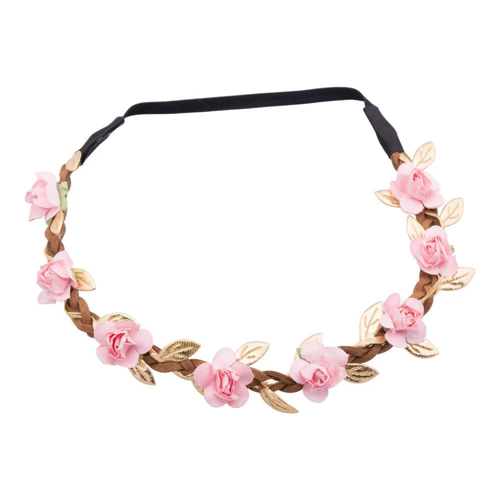 1 шт. 4 цвета милые детские аксессуары для волос повязка на голову с золотыми