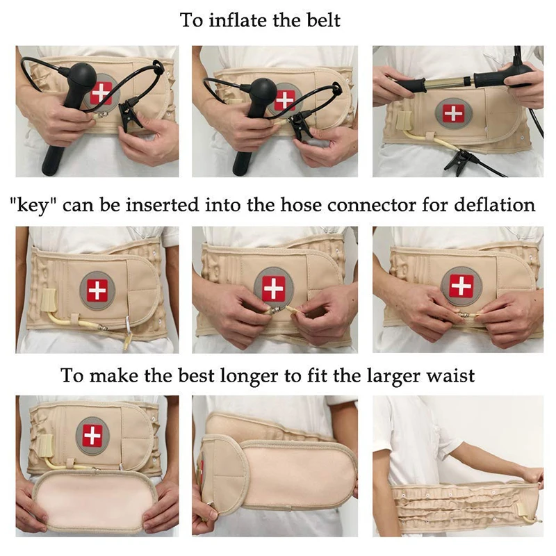 Поясничный Тяговый ремень для спины и позвоночника поясничный пояс облегчения