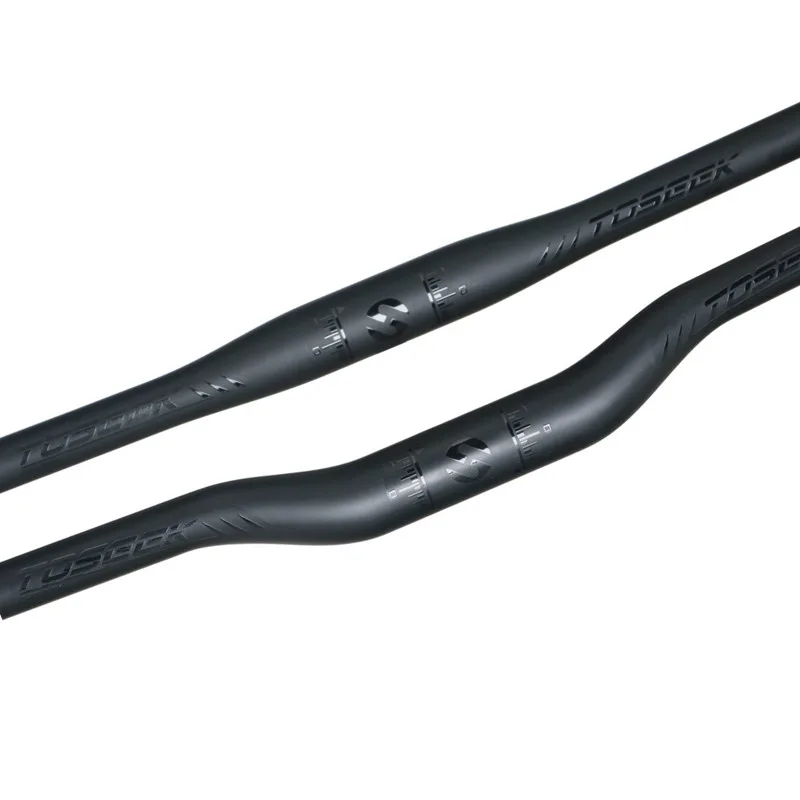 Полностью карбоновый велосипедный руль TOSEEK для горного велосипеда плоский 31 8 мм