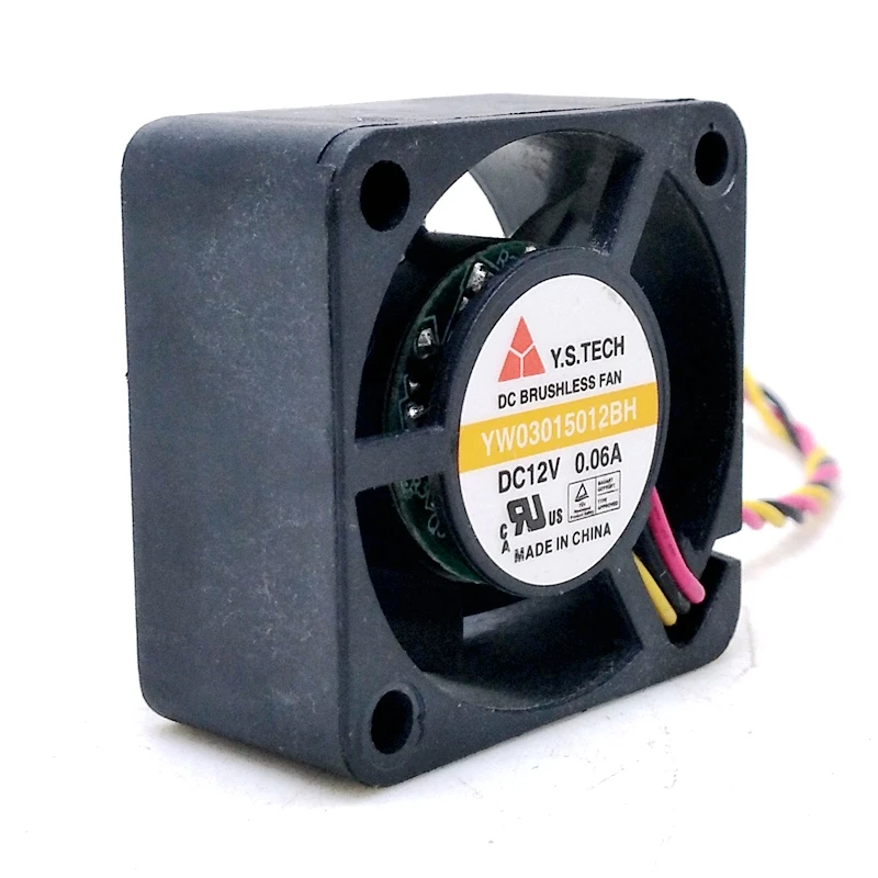 Y.S Tech 3015 вентилятор YW03015012BH 12 в 3 см жесткий диск коробка видео карта бесшумный вентилятор охлаждения