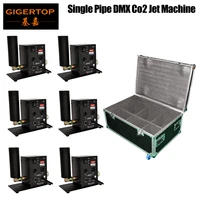 gigertop tp t27 single tube stage co2 jet machine manualdmx512 control 6in1 flight case packing hongsen gas valve ce rohs