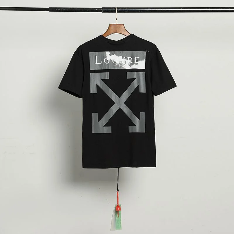 

Hot sale 2021 Summer OFF Printed Short Sleeve T-Shirt with Letter Arrow OW European Loose Bottoms and Half Sleeve T-Shirt