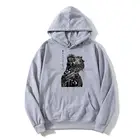 Мужская Флисовая Толстовка с капюшоном, в стиле аниме