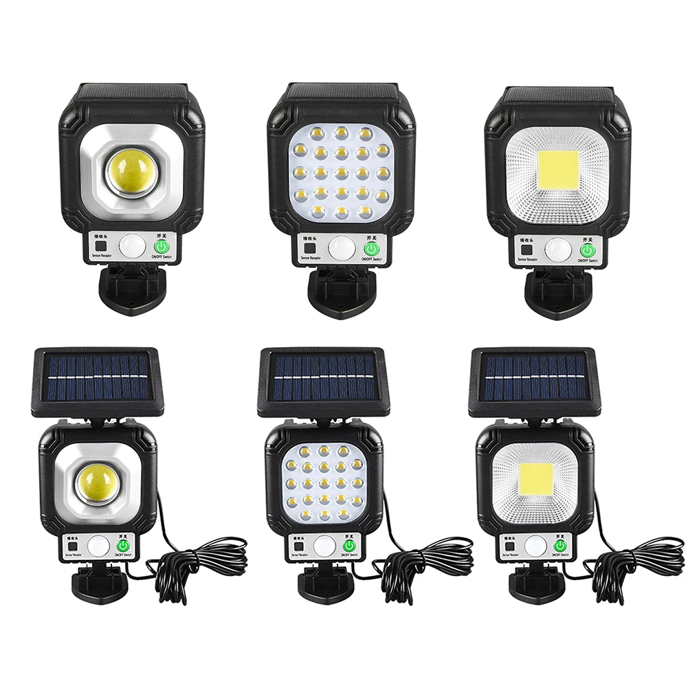 

Светодиодный настенный светильник на солнечной батарее, уличная лампа с датчиком движения, с дистанционным управлением для сада и двора, ул...