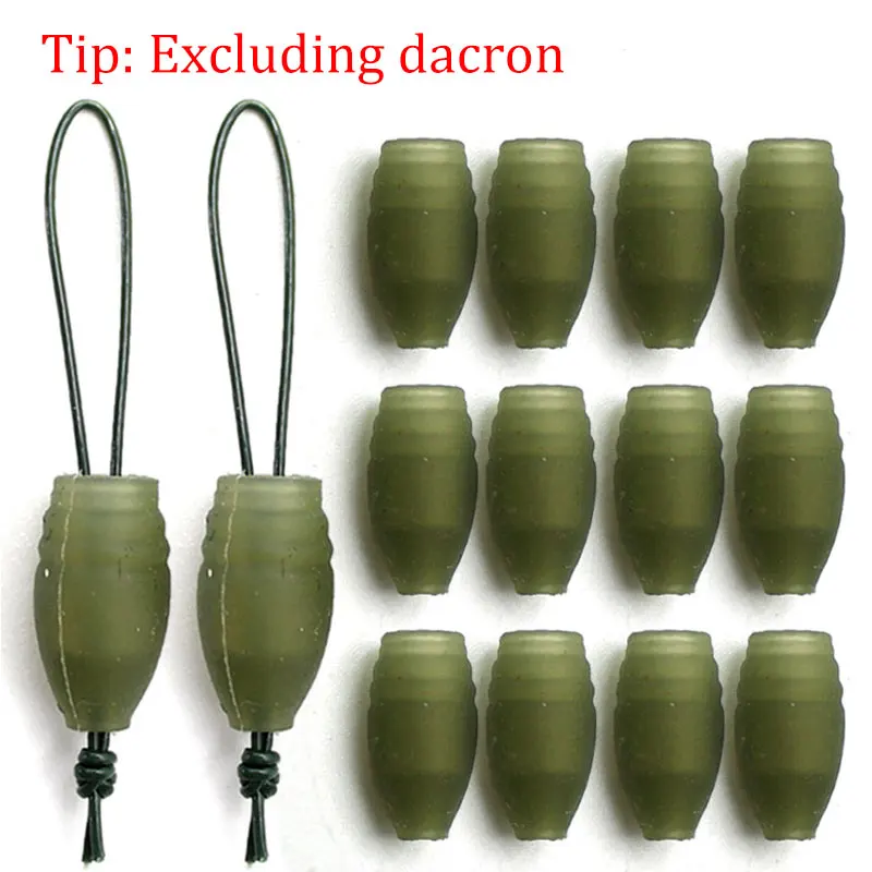 Аксессуары для ловли карпа 30 шт. эластичные коннекторы твердые и полые