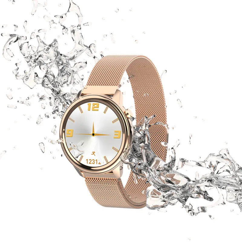 F30 Смарт часы женские IP68 Водонепроницаемый Smartwatch сердечного ритма тела