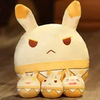 10 см Project Genshin Impact плюшевые подвесные игрушки, милые аниме плюшевые куклы, мягкие плюшевые куклы Genshin