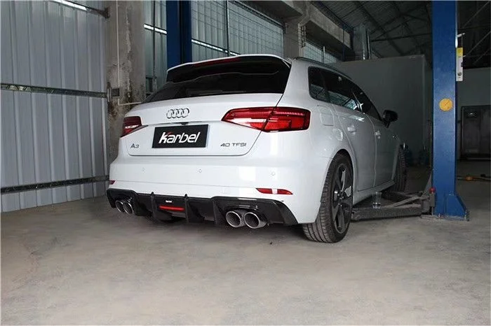 

Suitable for Hatchba 17-19 A3 Cable Fiber Lip Sports Version / S3 Dry Carbon Rear Spoiler