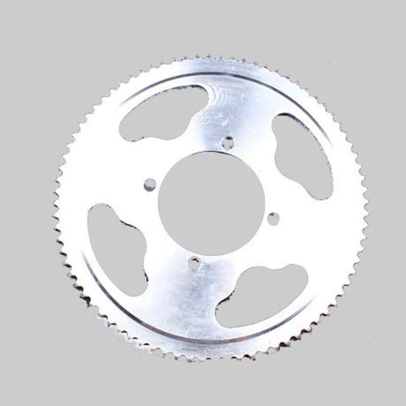 80 зубов 4 отверстия для уменьшения цепной привод Шестерни Электрический заднее