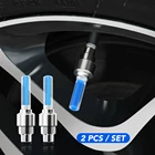 Автомобильный светодиоды на шину колпачок на клапан светильник Chevrolet Cruze Aveo Lacetti Cap tiva Cruz Niva Spark Orlando Epica Sail Sonic