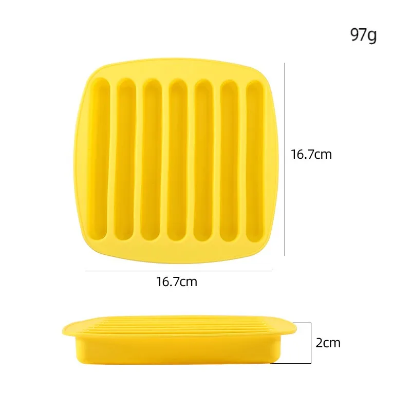 DIY Silicone Ice Tray Mold Worst Maker Mould Siliconen Ham Hot Dog Making Schimmel Huishoudelijke Worstjes Cake Bakken Mallen | Дом и сад