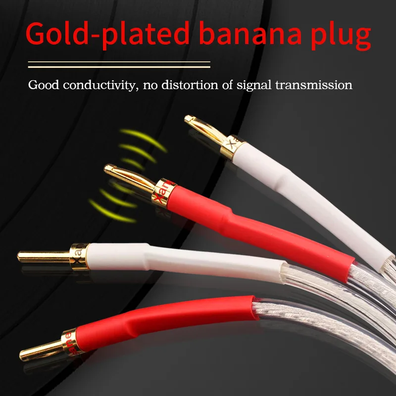 XangsanSP 8525 OCC посеребренный Hi Fi кабель для динамика высокопроизводительный