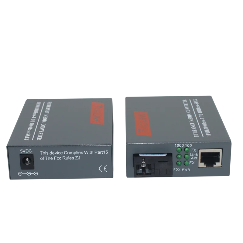 1 пара HTB-GS-03 A/B гигабитный волоконно-оптический медиаконвертер 1000 Мбит/с один