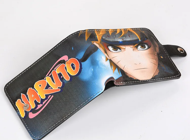 Аниме героя мультфильма Саскэ Утиха Косплэй PU короткий кошелек 2 стиля портмоне
