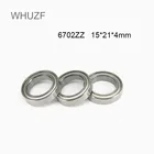 WHUZF 2050 шт. 6702ZZ подшипник  15x21x4 мм тонкая секция 6702  61702 ZZ 6702z GCR15 подшипник сталь 2021 горячая распродажа
