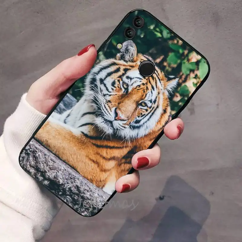 

tiger Ferocious animal beast Phone Case For Huawei honor Mate P 9 10 20 30 40 Pro 10i 7 8 a x Lite nova 5t