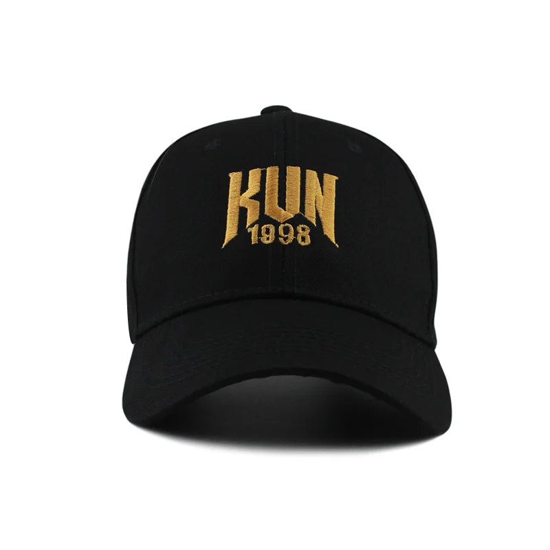 

new cotton fashion baseball cap letter pattern caps men women embroidery cap outdoor adjustable sports Hip hop hat KUN