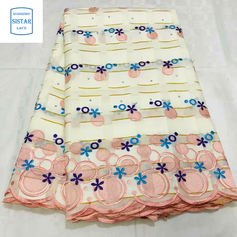 2020 африканская ткань атику хлопок сухое кружево вышивка Экваториальная atiku