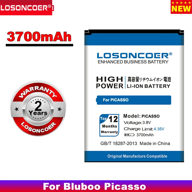 LOSONCOER 3000 мАч Замена Пикассо для Bluboo Picasso батареи Смартфона Аккумуляторы | Аккумуляторы для мобильных телефонов -32917008760
