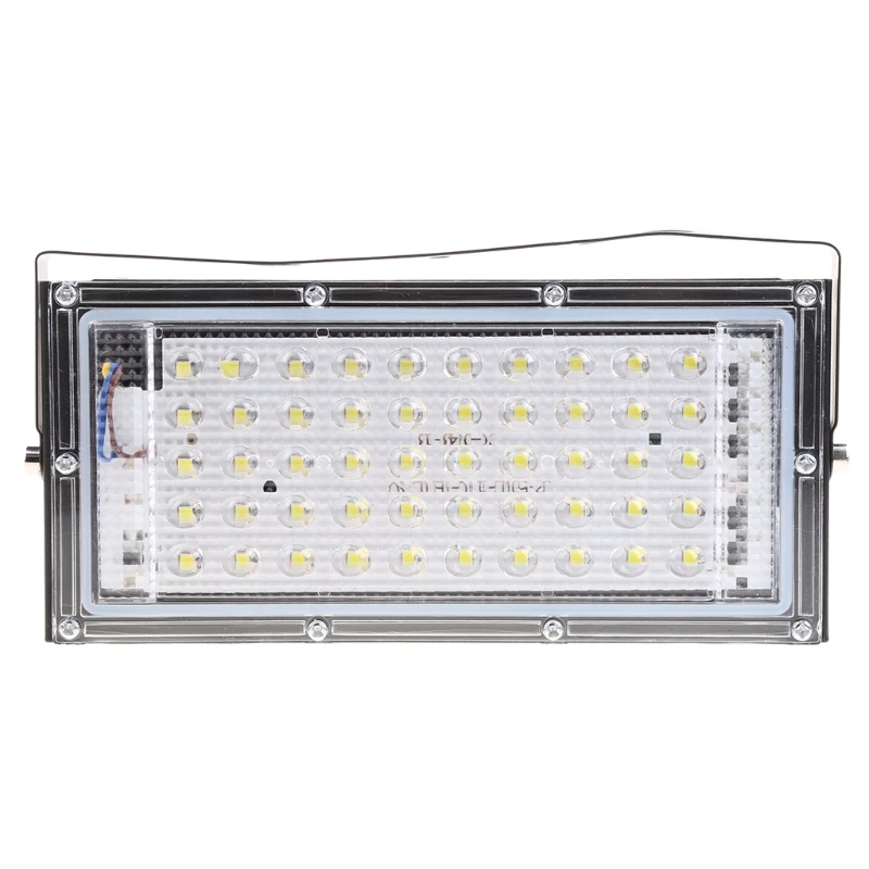 

652F LED Floodlight Outdoor Spotlight 50W Wall Washer Lamp Reflector IP65 Waterproof Lighting Garden RGB Flood Light 110V