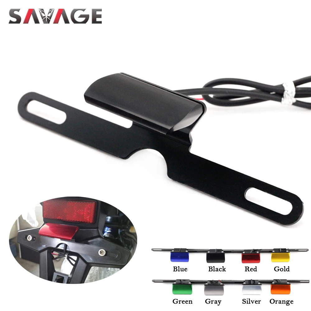 Универсальный светодиодный светильник для номерного знака KAWASAKI Z125 Z250 Z300 Z400 Z650 Z750