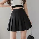 Летняя женская юбка выше колена, с высокой талией, модель DS297, плиссированные мини-юбки